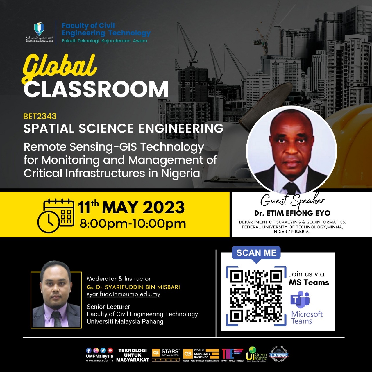 Global Classroom BET2343 Spatial Science Engineering on 11th Mei 2023 